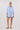 Rhea blue cotton short