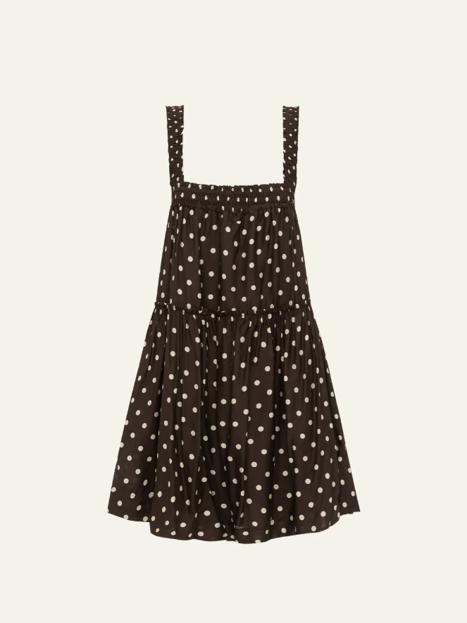 Gathered Mini Dress