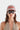 Que Lindo Cotton Logo Cap - Lilac/Red